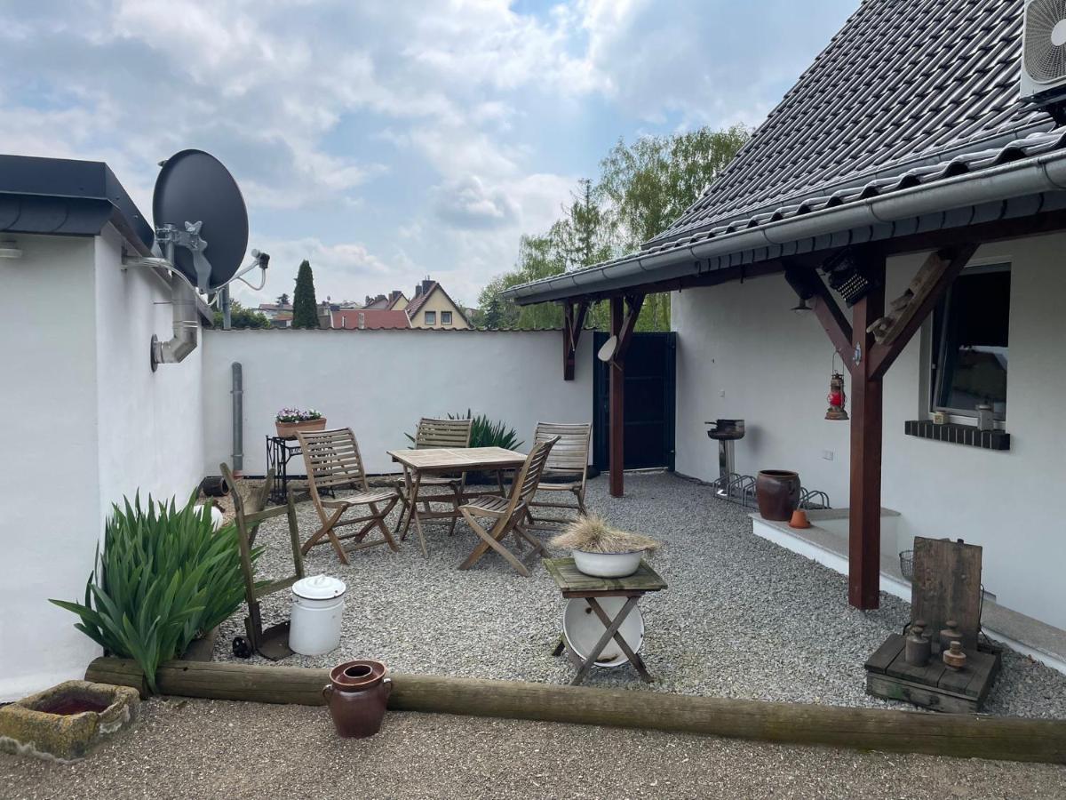Pension Landhaus An Der Saale Bernburg Eksteriør bilde